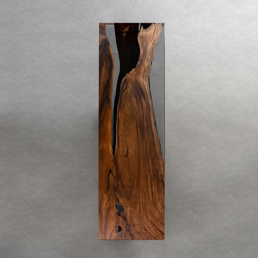 Walnut Wood Epoxy Resin River Table  - Kazanahome