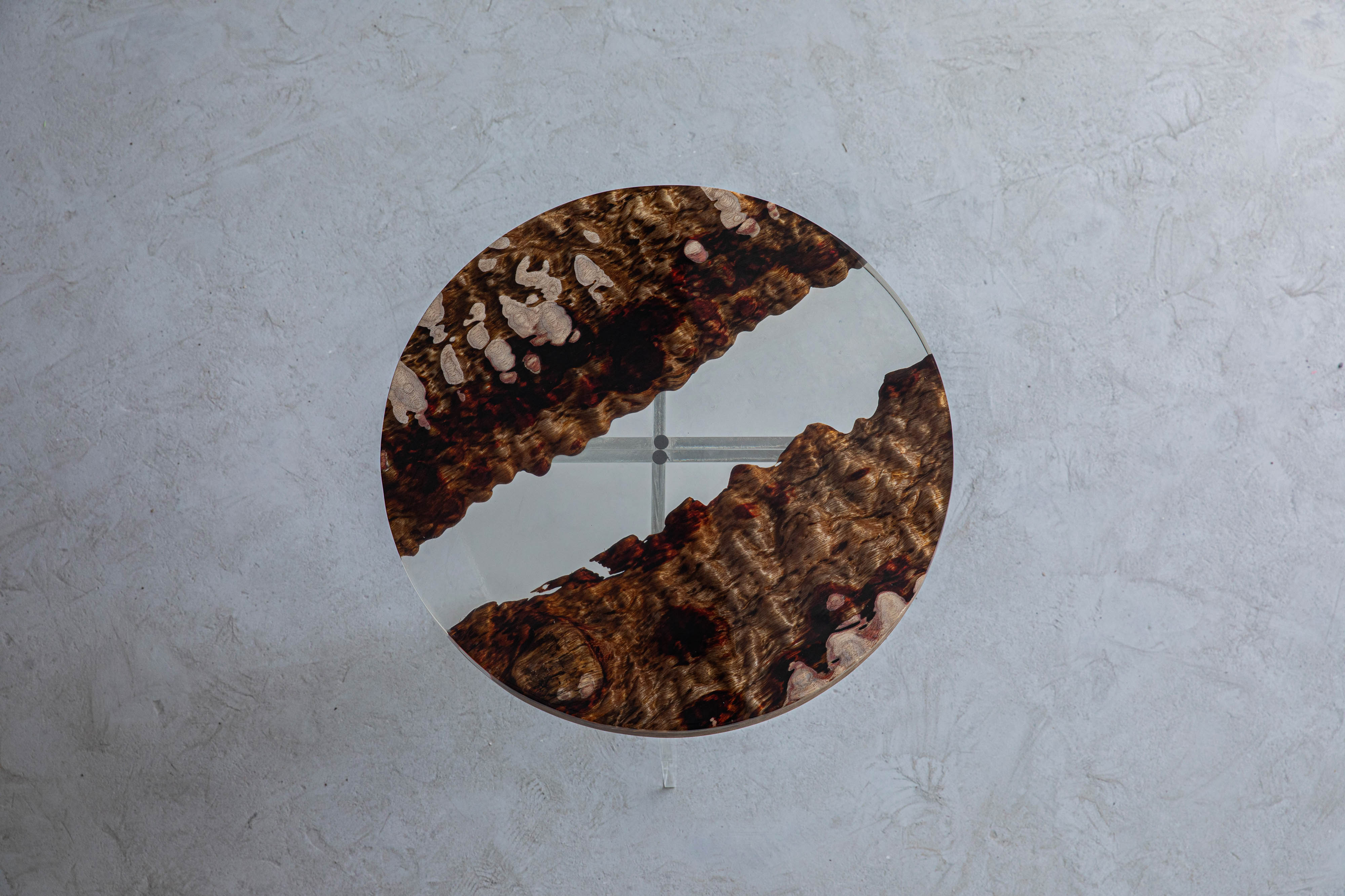 KAZANA Home Wooden Epoxy Coffee Table BE60-4.5-87BM-3