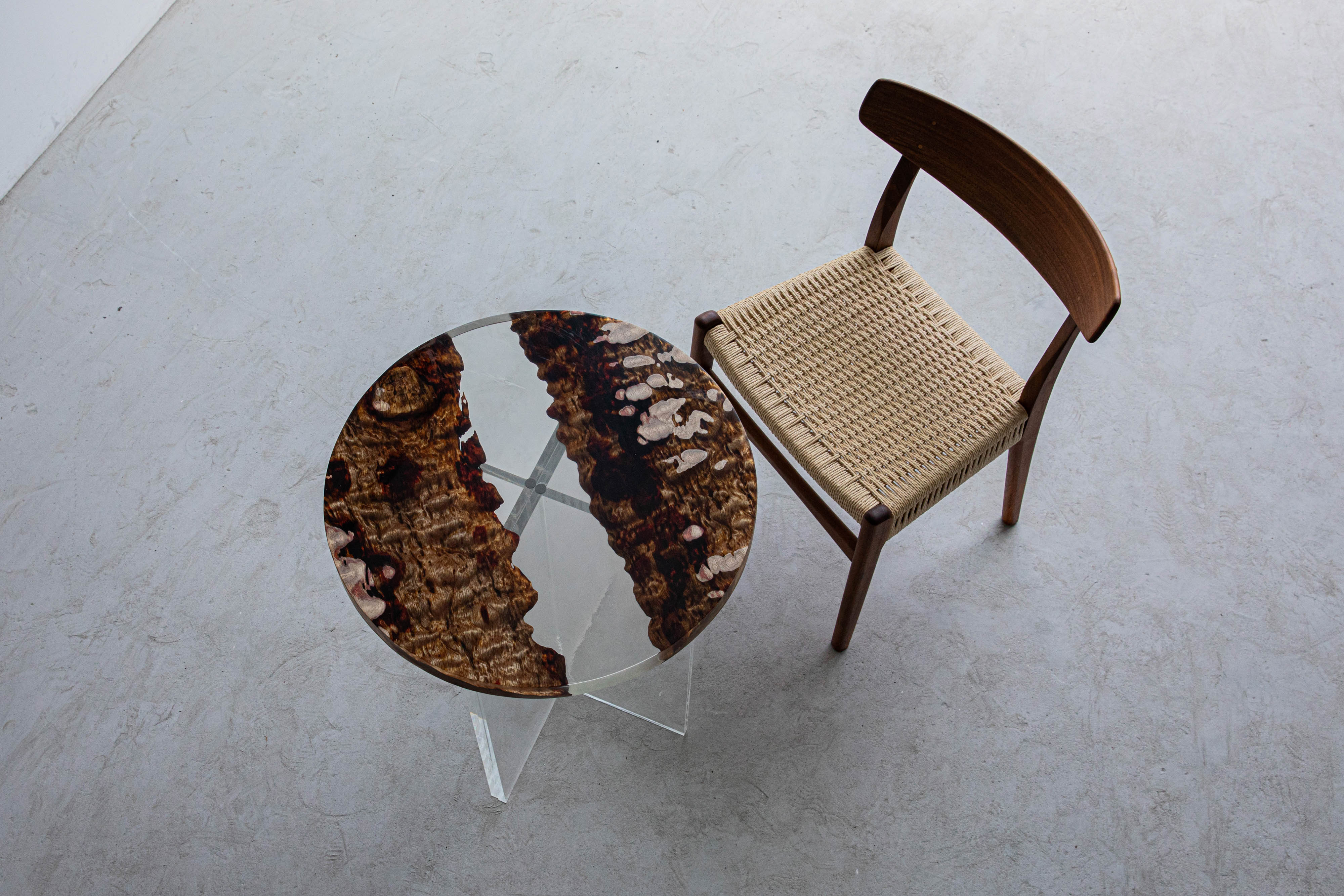 KAZANA Home Wooden Epoxy Coffee Table BE60-4.5-87BM-3