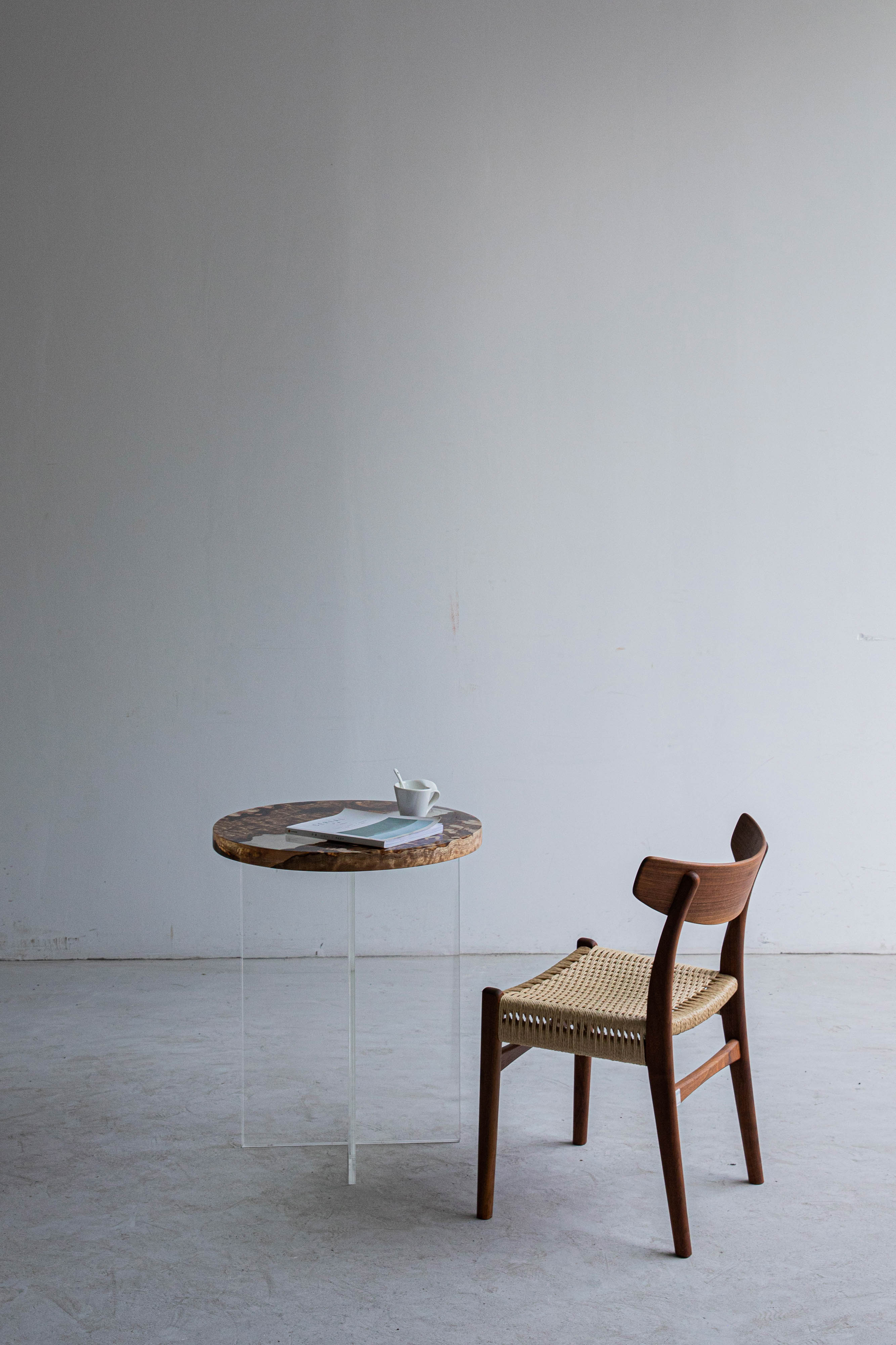 KAZANA Home Wooden Epoxy Coffee Table BE60-4.5-87BM-3