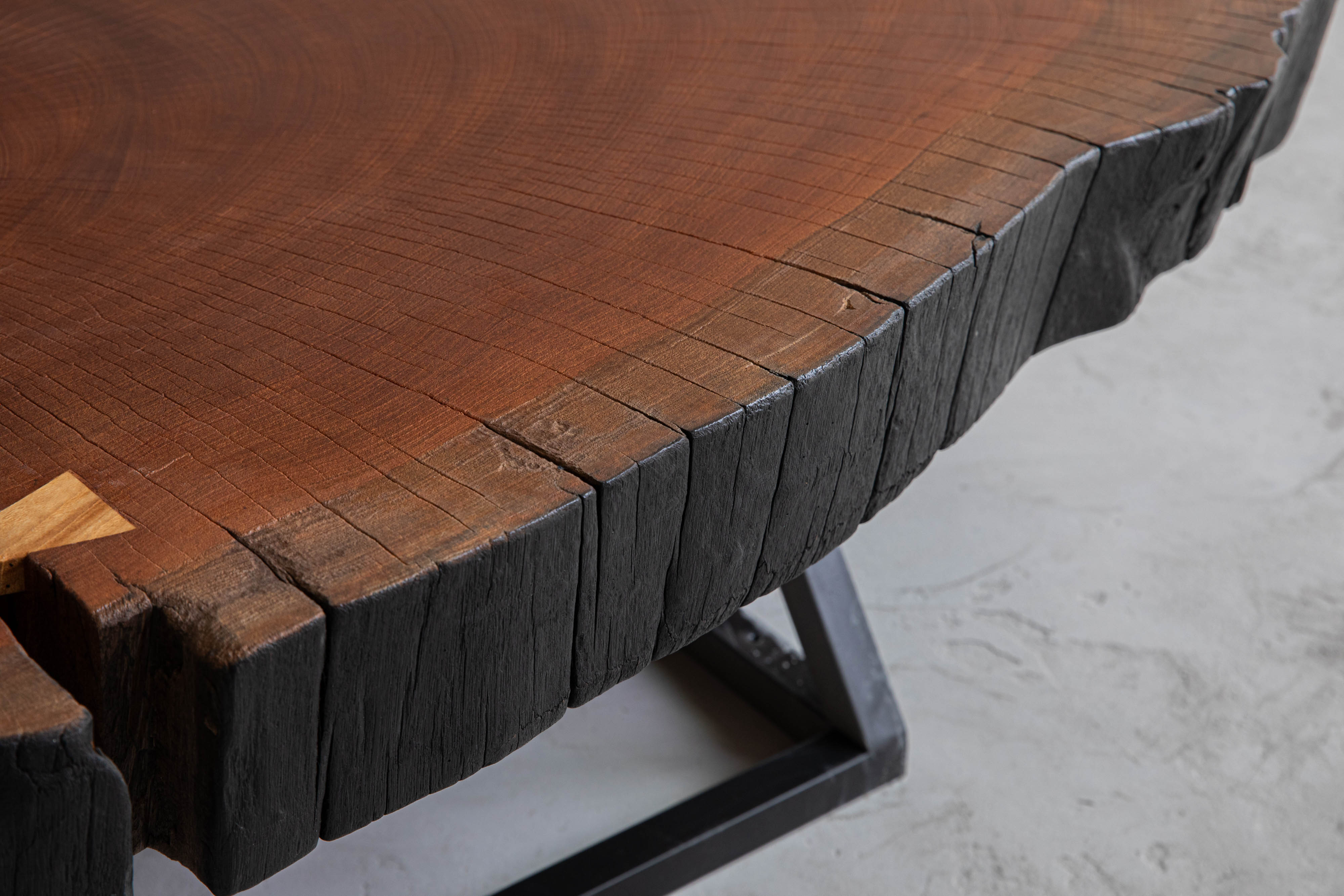 KAZANA Home Round Wood Coffee Table SP158-100-72