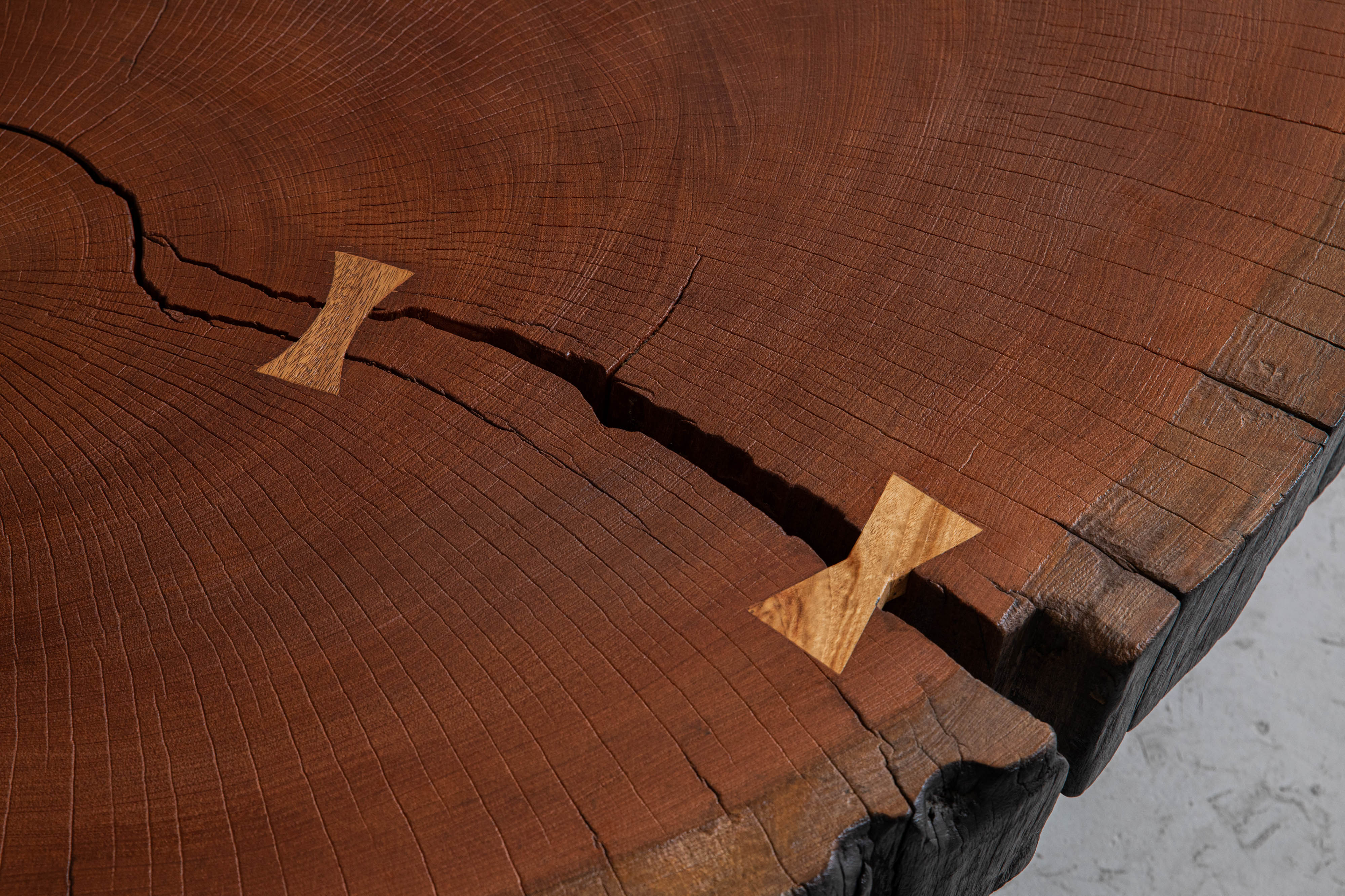 KAZANA Home Round Wood Coffee Table SP158-100-72