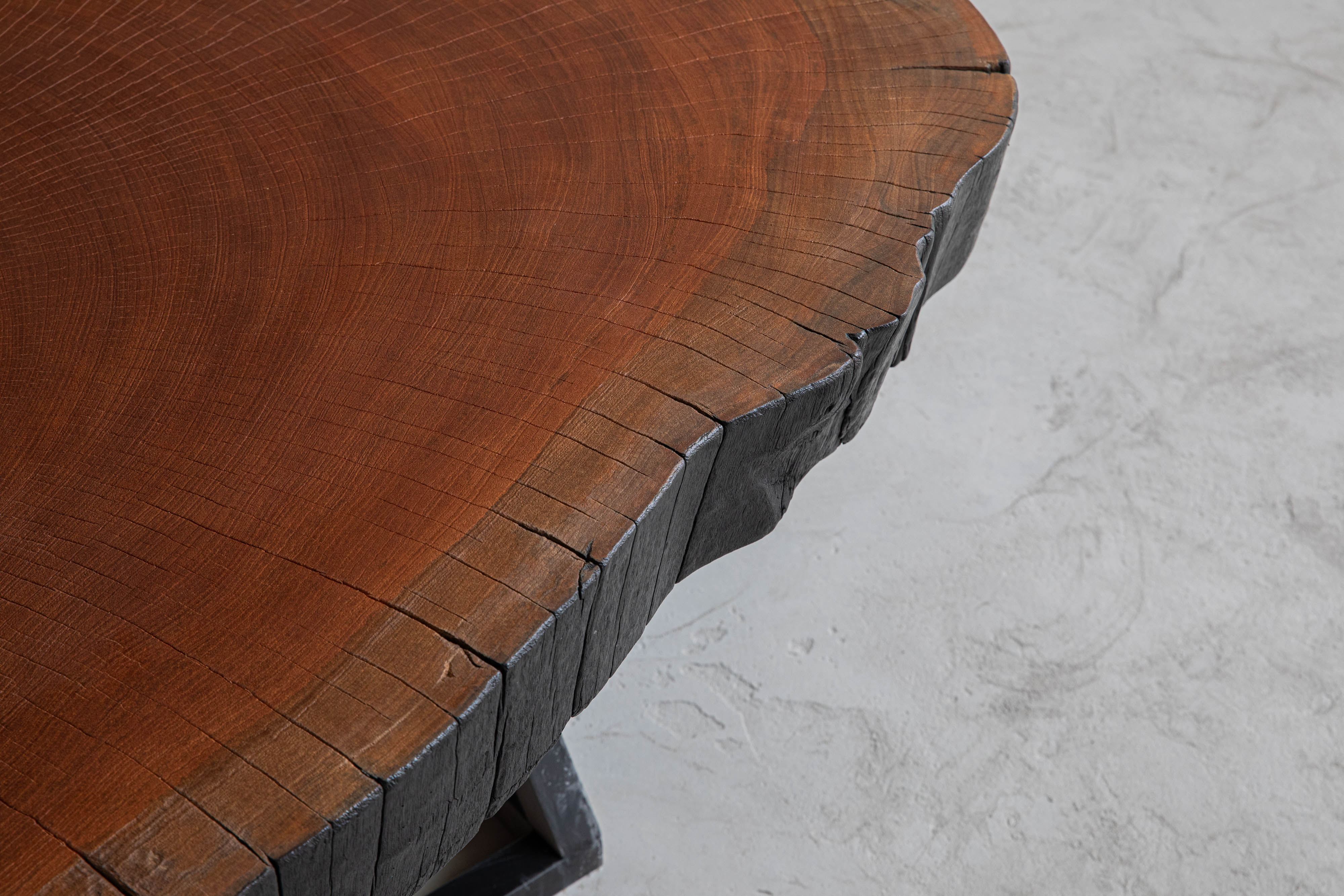 KAZANA Home Round Wood Coffee Table SP158-100-72