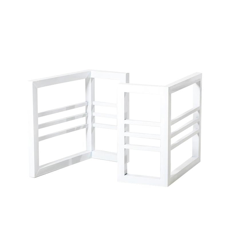 Metal Table Leg / Table Base L-Shape White Color TL-03 One-pair - Kazanahome