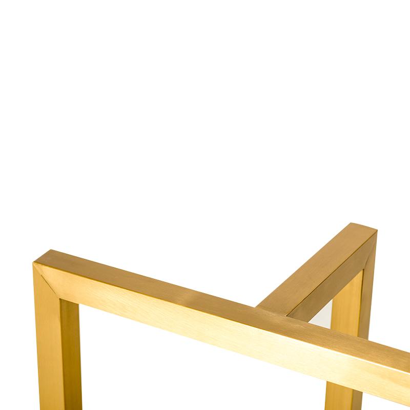 Metal Table Leg / Table Base T-shape Golden Color TL-04 One-pair - Kazanahome
