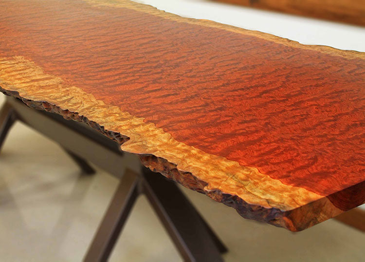 Kazanahome live edge dining table, custom epoxy table
