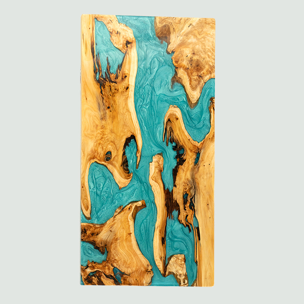 Custom Cunninghamia Epoxy River Table for Tyler