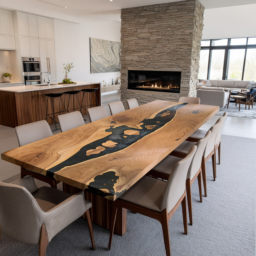 Large Conference Epoxy Table – Modern Office Desk in San Deigo