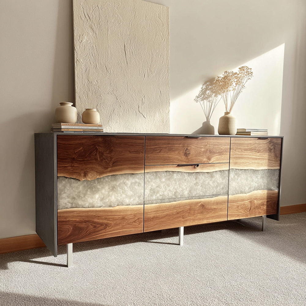 White Epoxy Sideboards in San Francisco