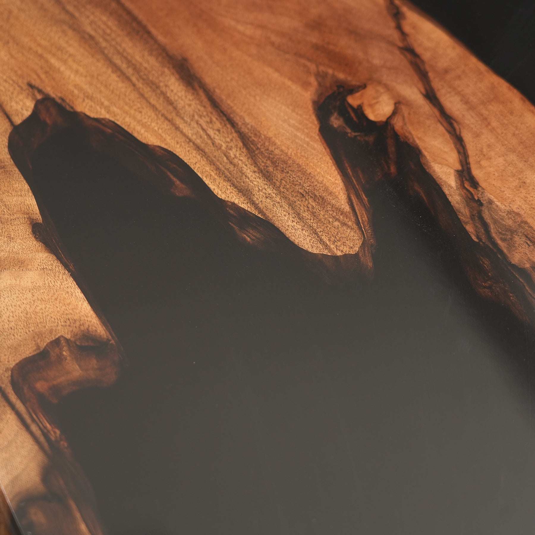 Resin Black Epoxy Tables in Los Angeles 