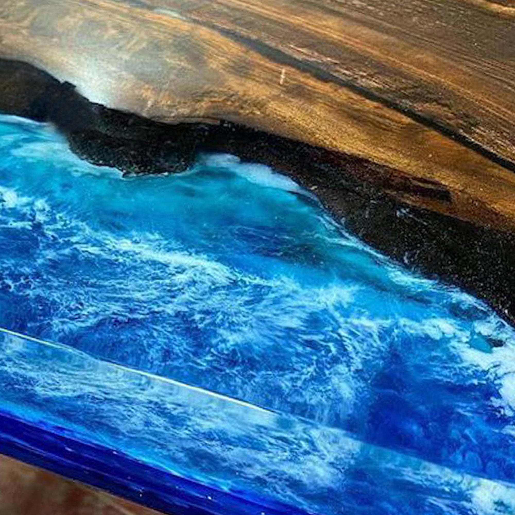 Custom Resin Epoxy Table in Florida