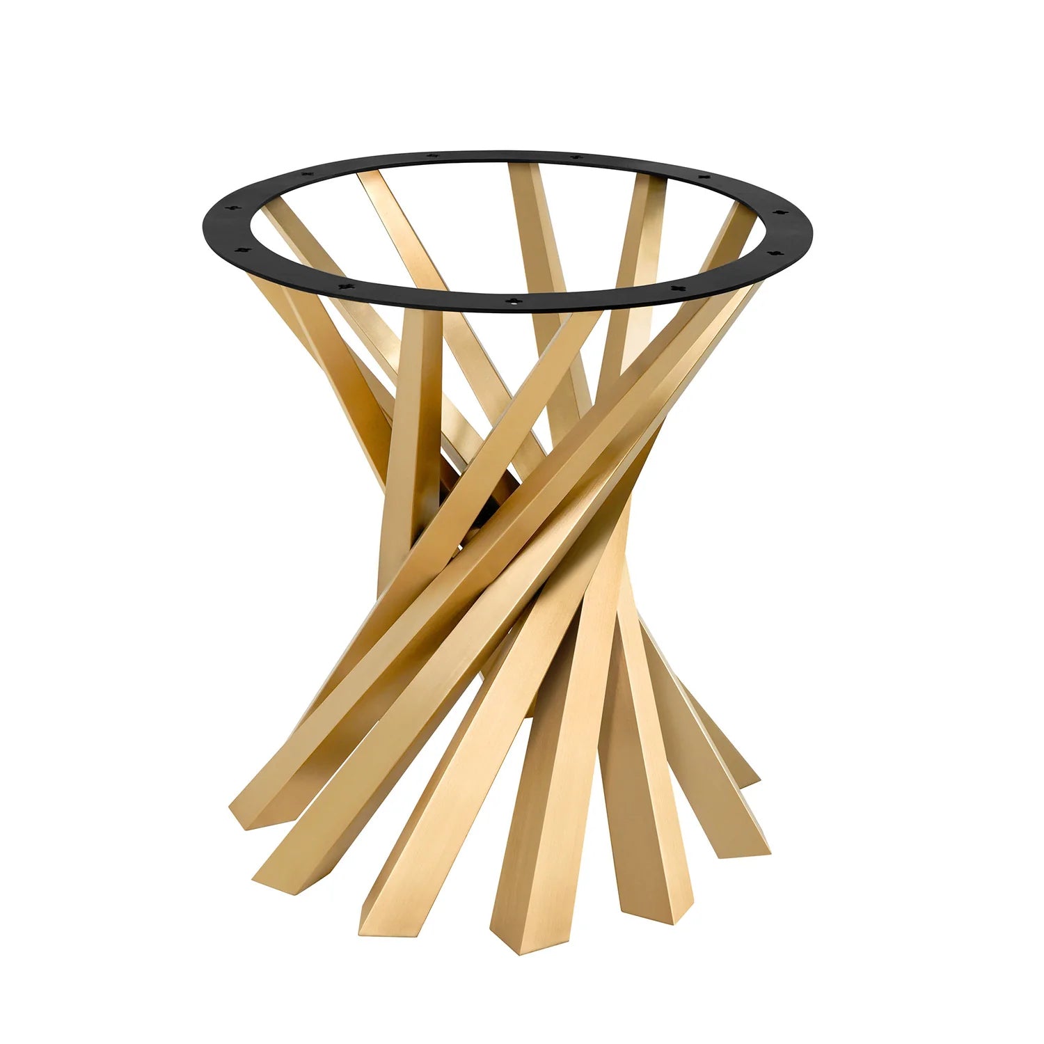 Brushed Gold Stainless Steel Table Legs