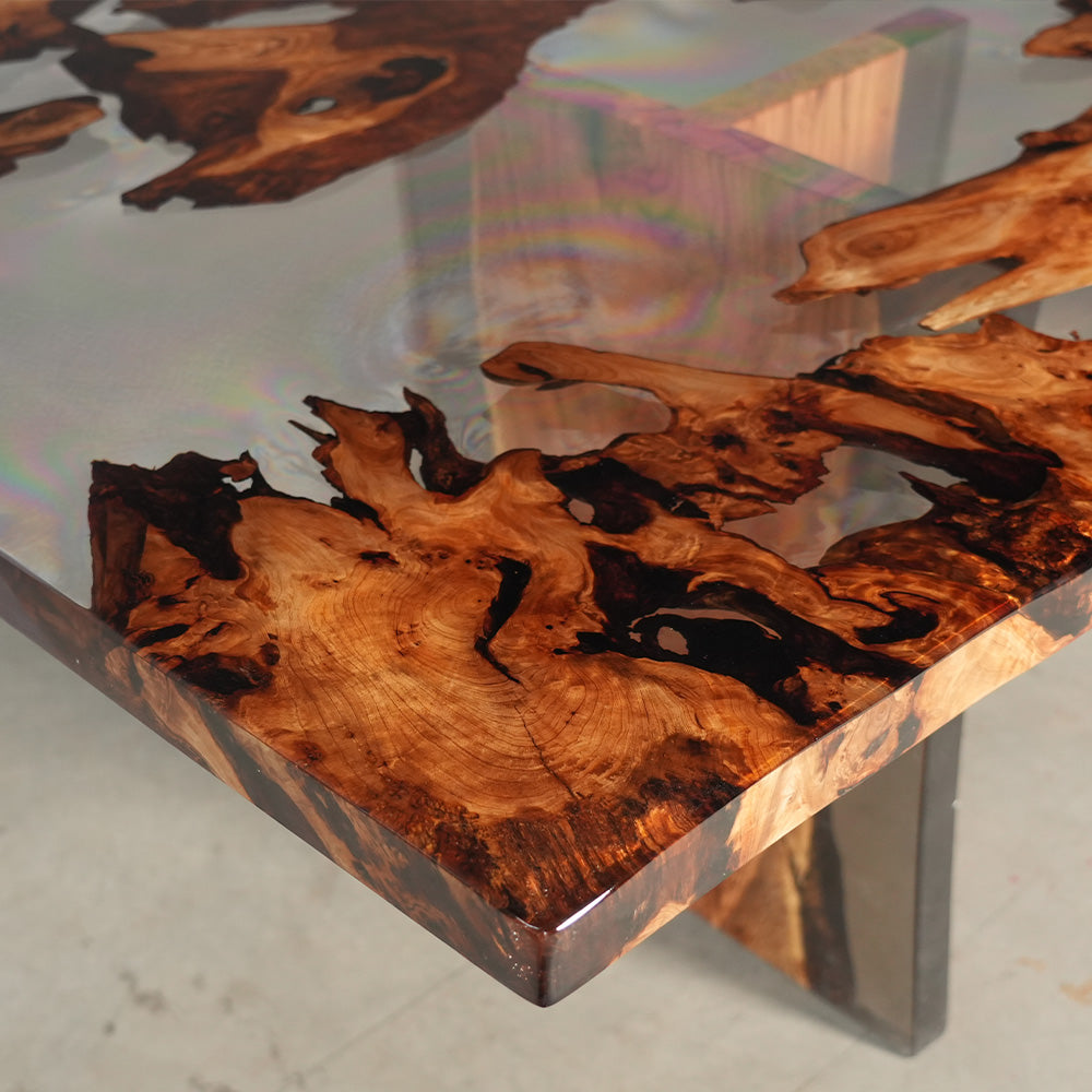 Clear River Resin Epoxy Table