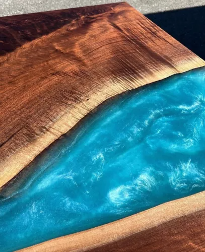 Epoxy Wood Resin Table