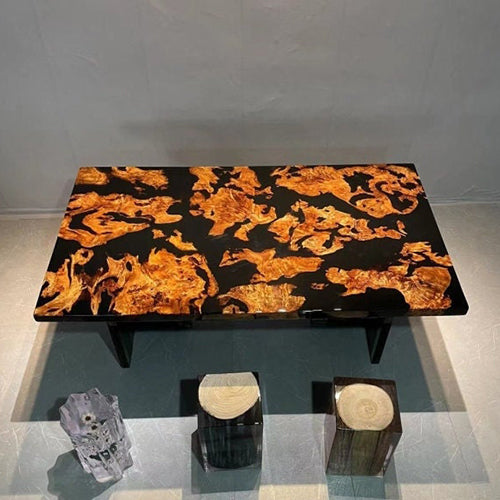 Custom Live Edge Epoxy Resin Table CT18