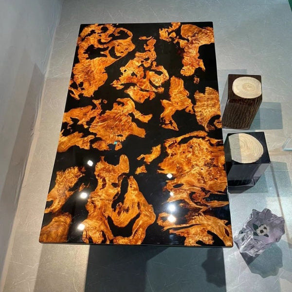 Custom Live Edge Epoxy Resin Table CT18