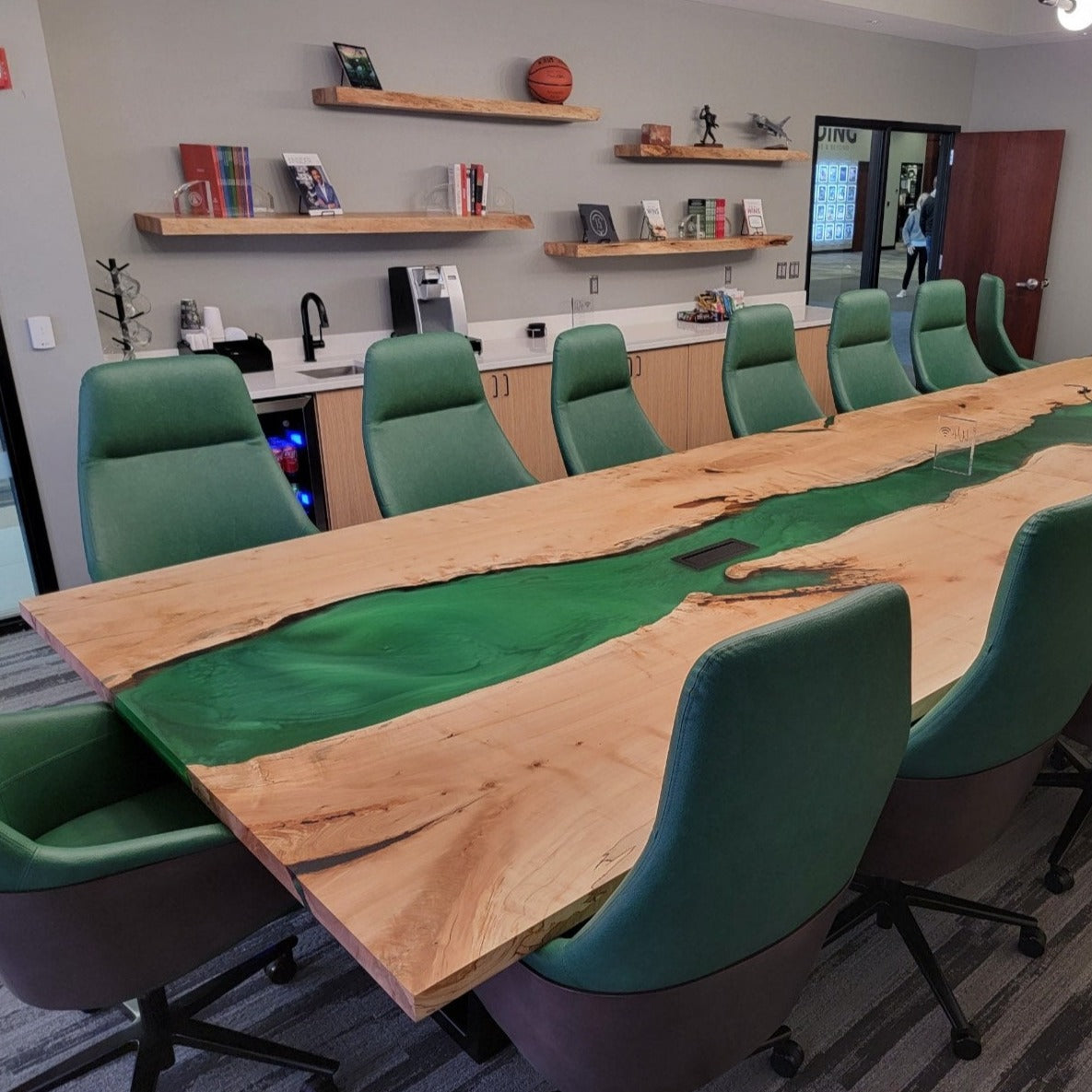 Custom River Conference Epoxy Table CT53