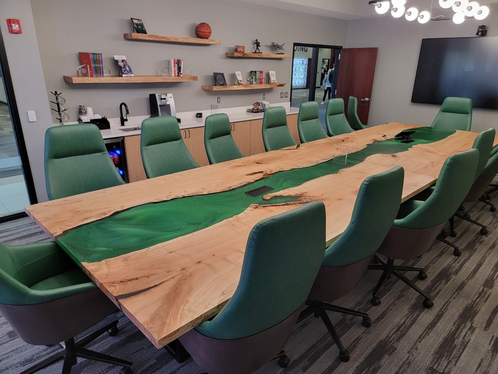 Custom River Conference Epoxy Table CT53