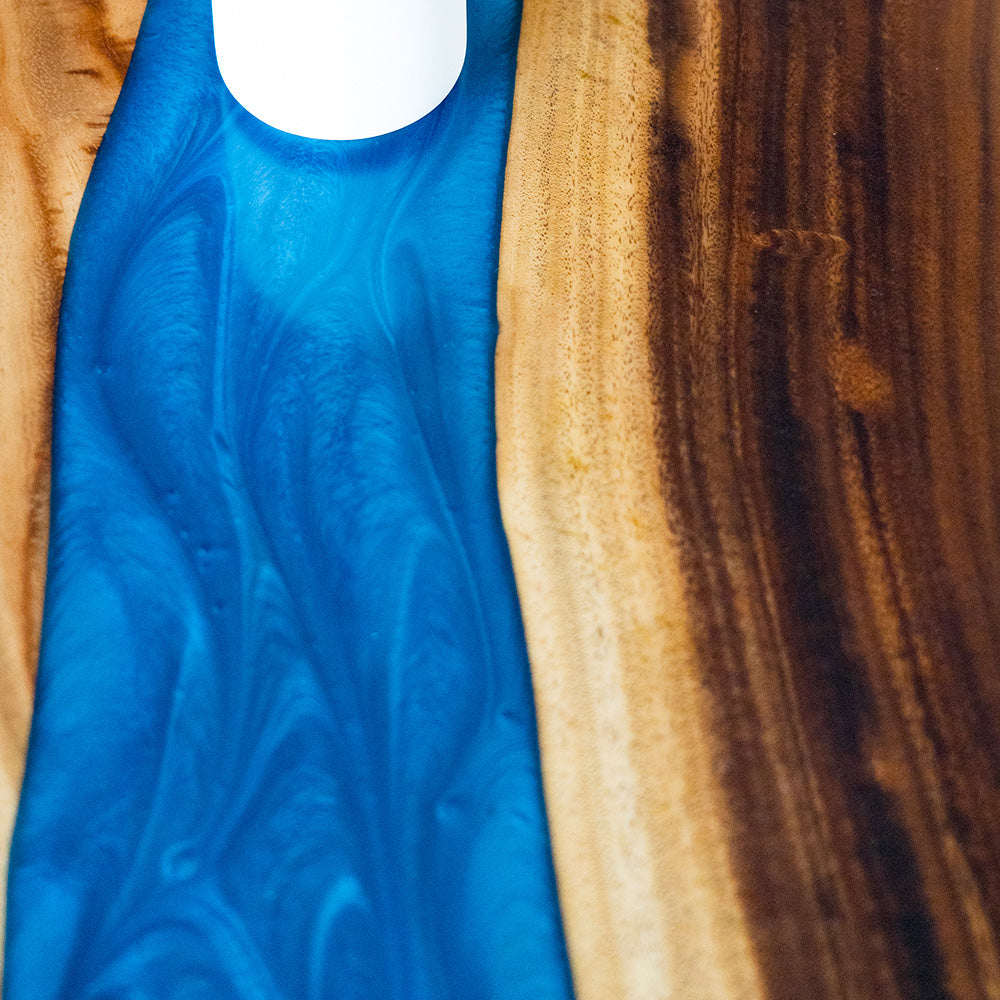 Custom Wood Epoxy Round Table River Coffee Table RT06