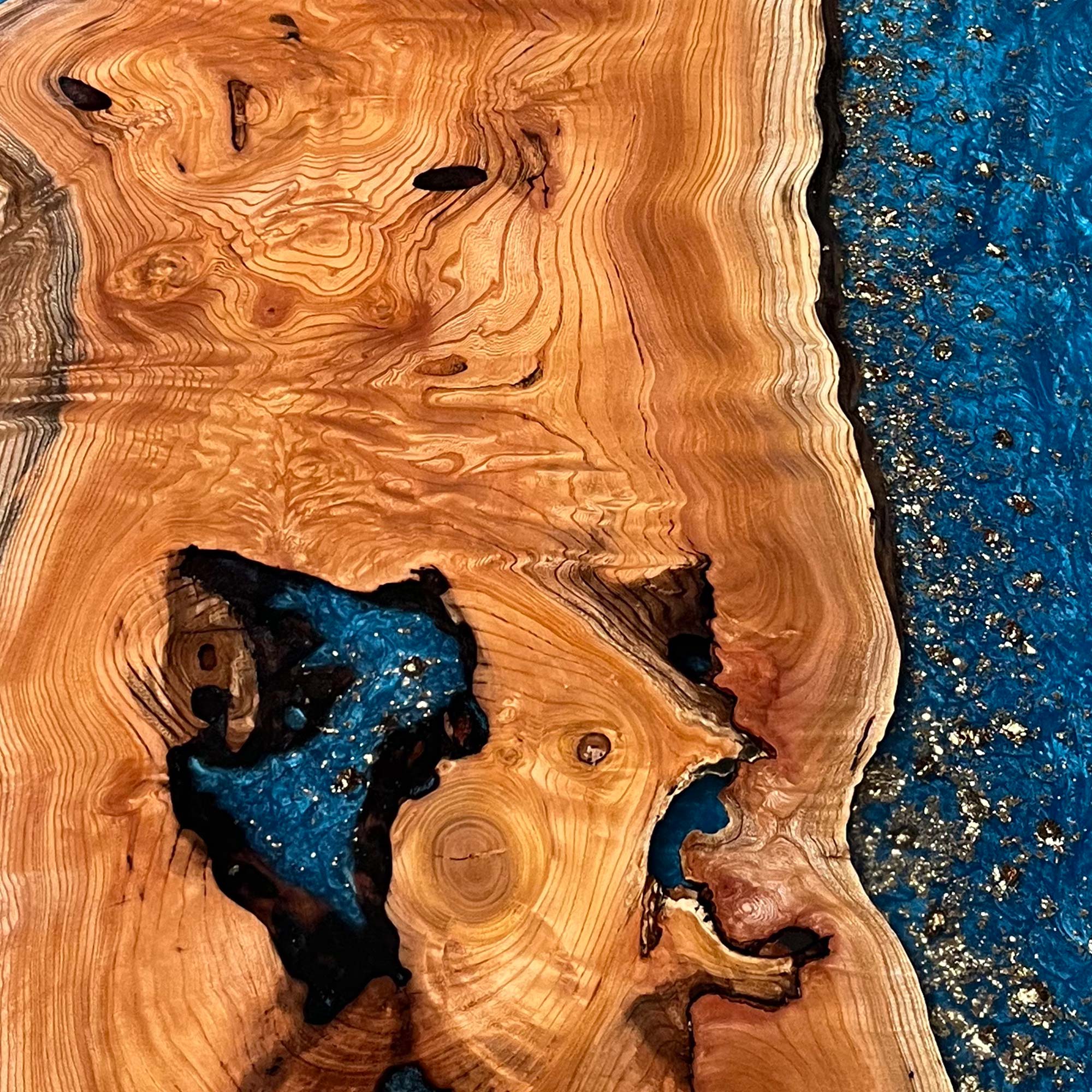 Beech Wood Epoxy Tables in Seattle