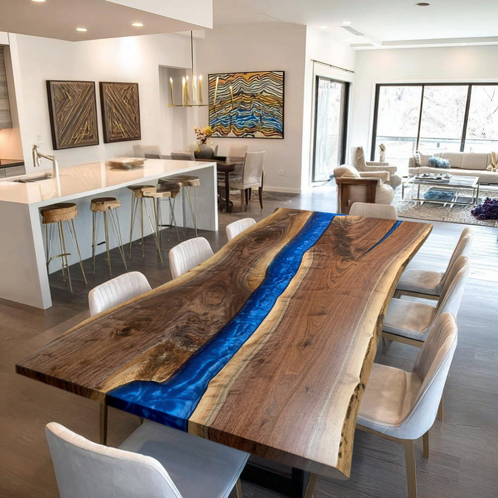 Wood Epoxy Table in Scottsdale