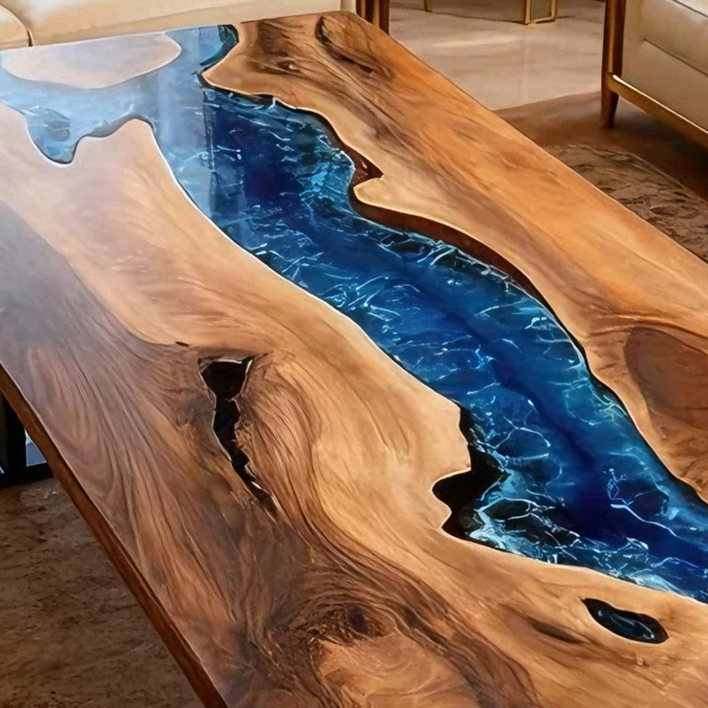 Custom Black Walnut Conference Epoxy Table_in_Silicon_Valley