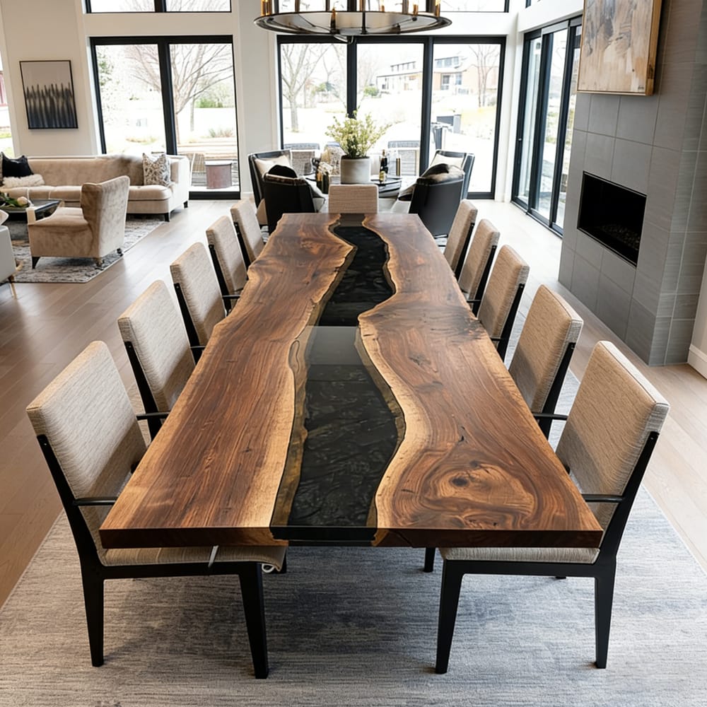 Live_Edge_Conference_Resin_Epoxy_Table_CT101 in Los Angeles