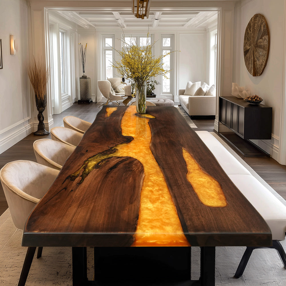 Epoxy Table With LED Light CTL-05 in Colorado