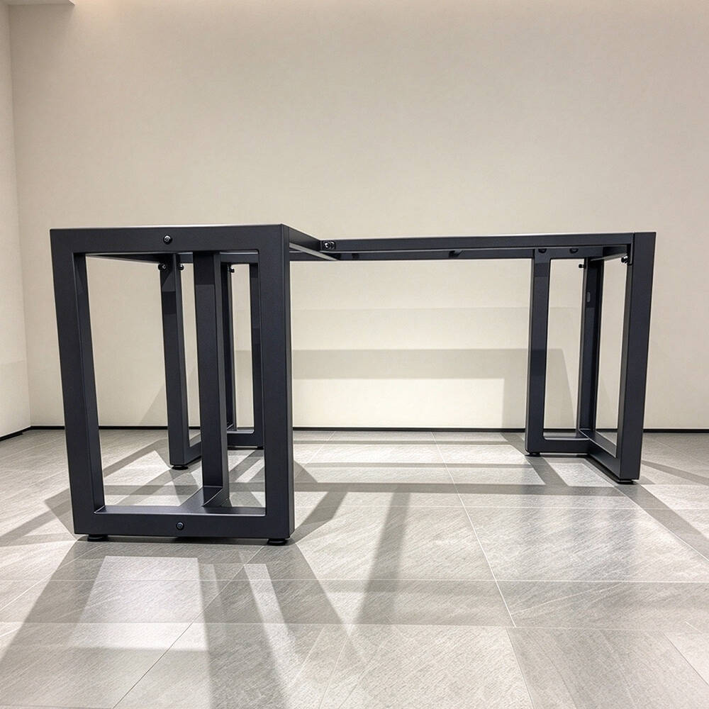 Custom L-Shaped Metal Table Base TB-24