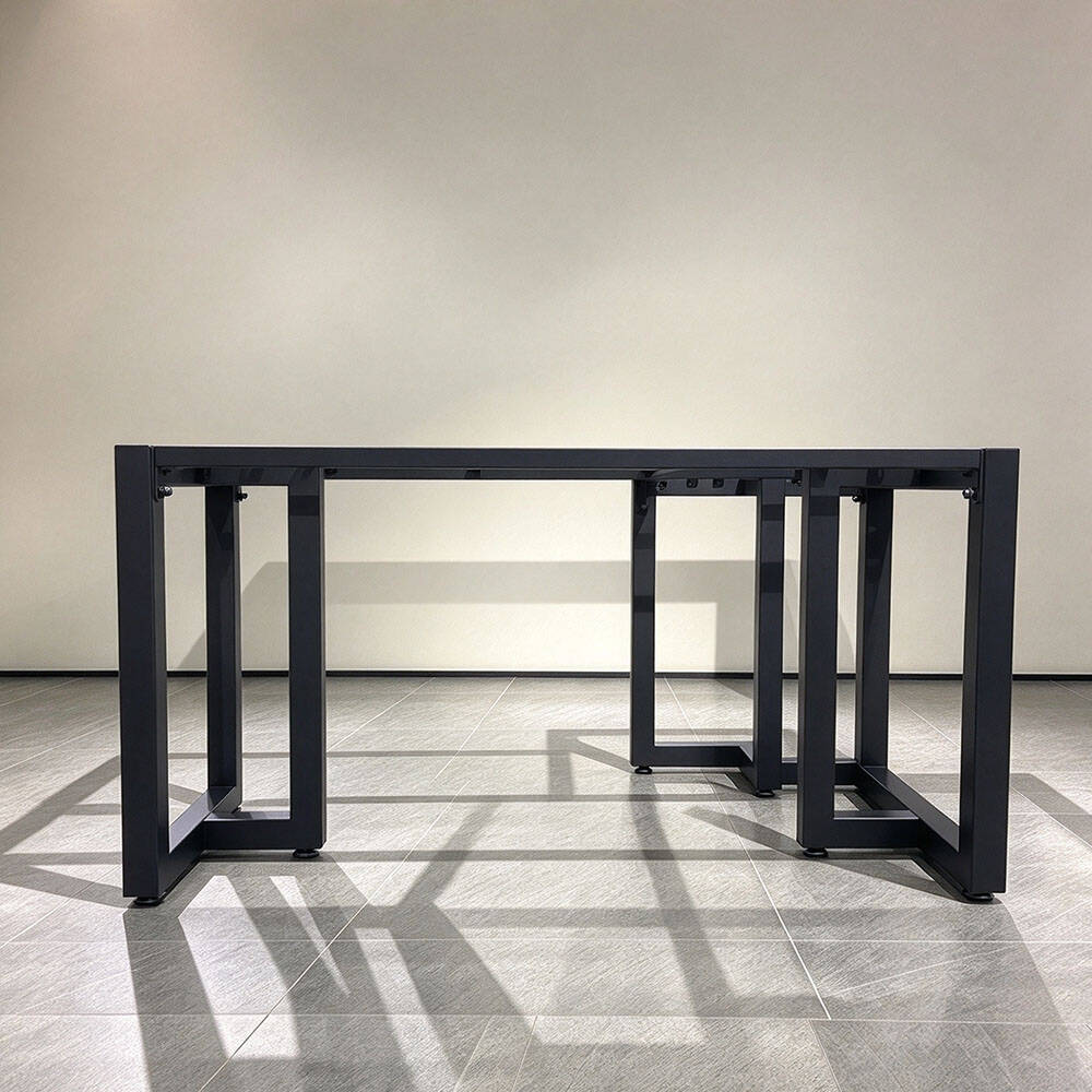 Industrial L-Shaped Metal Table Base TB-24
