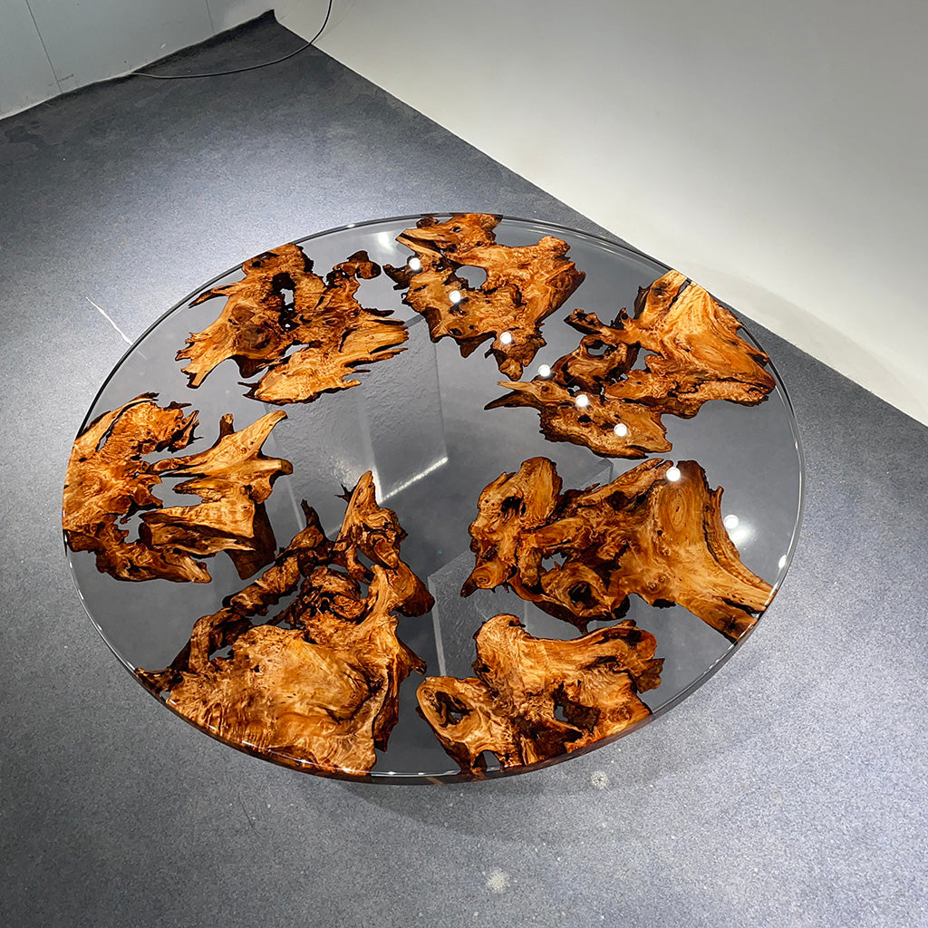 Epoxy Round Table in Chicago