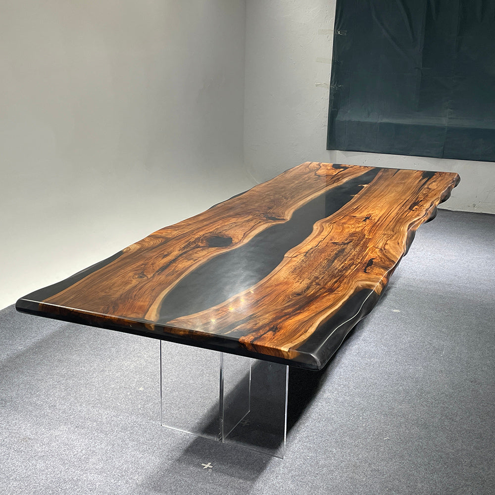 【Black Walnut× Epoxy Resin】木製 ボウル 作家もの Kazanahome-Black-Walnut-Wood-