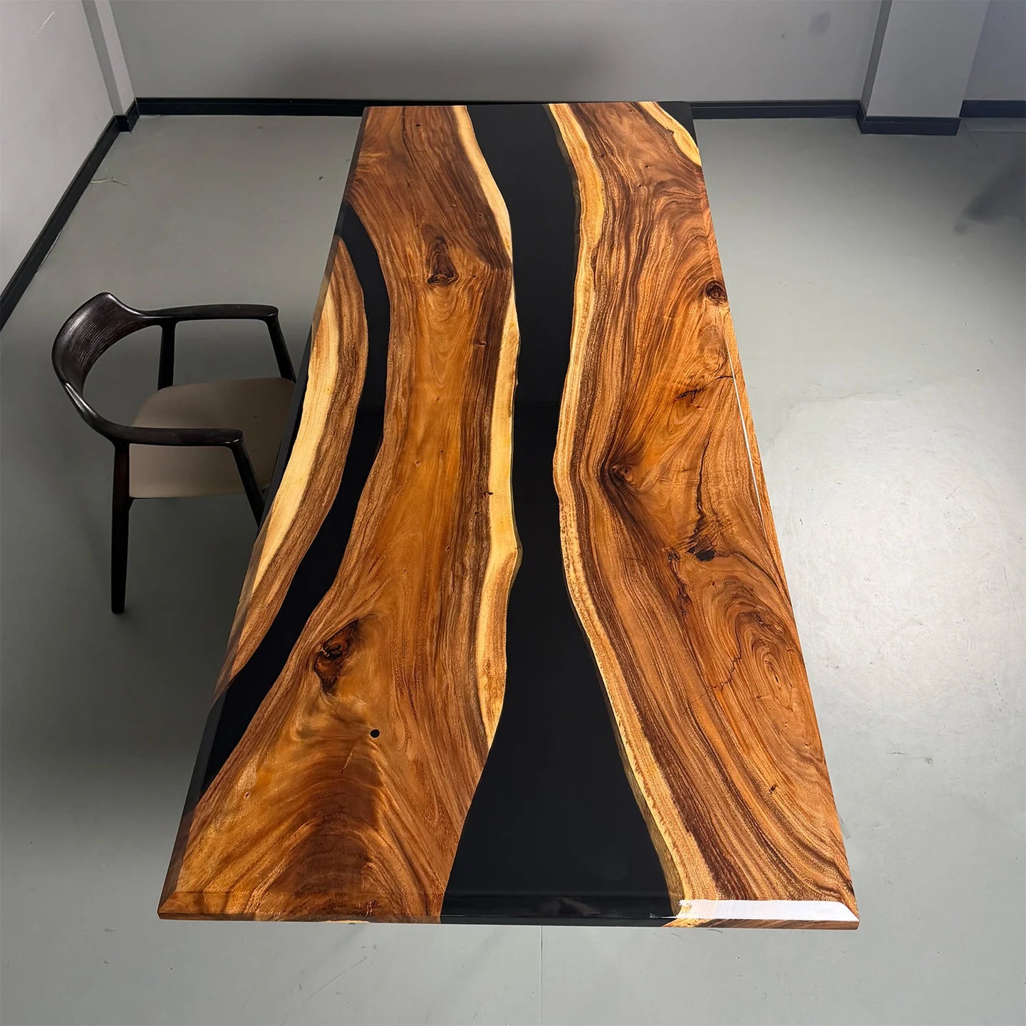 Custom Walnut Epoxy Table Deposit $500 for Colleen