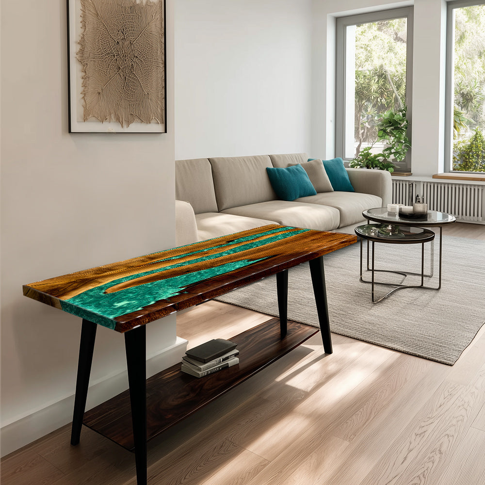 Kazanahome Epoxy Console-Bar Tabletop