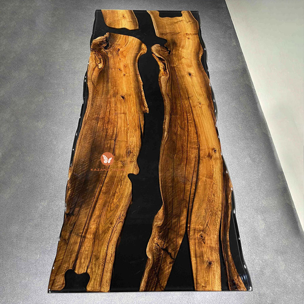 Wood Epoxy Table In California - Kazanahome