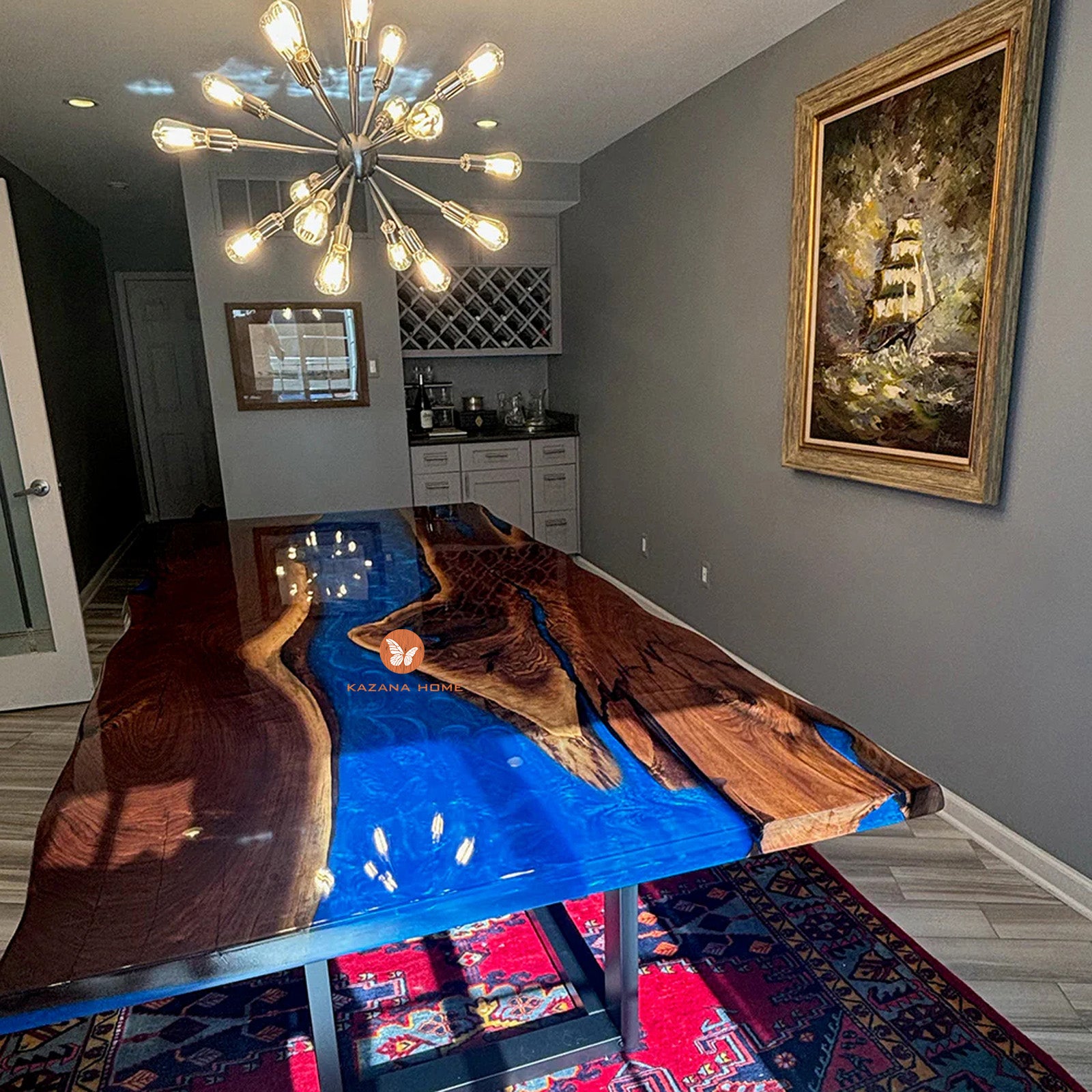 Epoxy Table in Los Angeles - Kazanahome