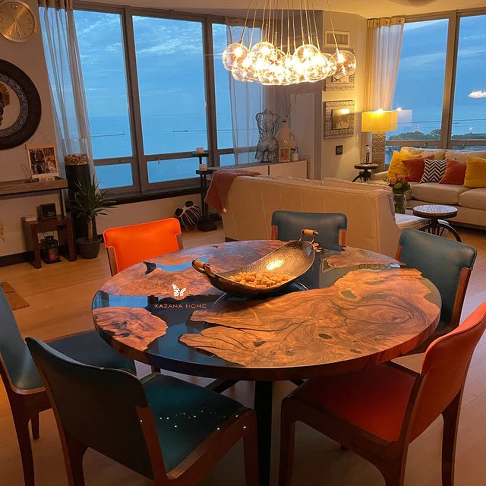 Epoxy Table in Santa Ana - Kazanahome