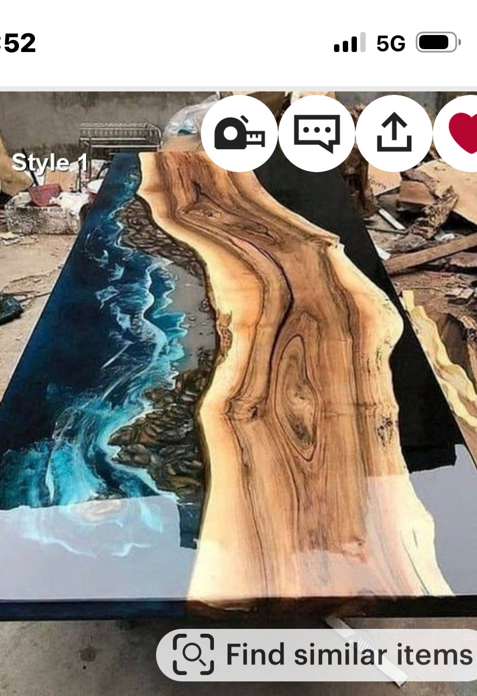 Custom Cunninghamia Epoxy Table for MJ