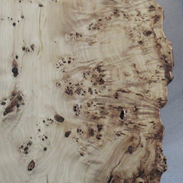 KAZANA Poplar Wood Live Edge Table 36.61"Wx81.10"L