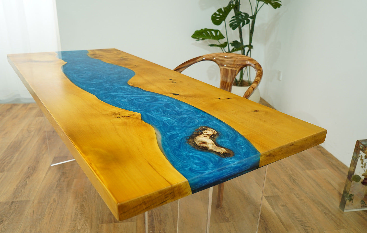 KAZANAHOME-poplar-epoxy-resin-river-table-5 in New York
