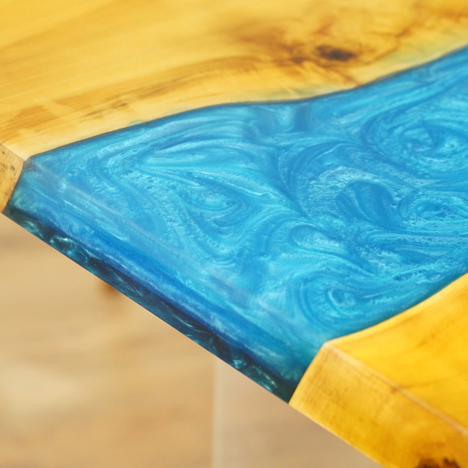 KAZANAHOME-poplar-epoxy-resin-river-table-7 in New York