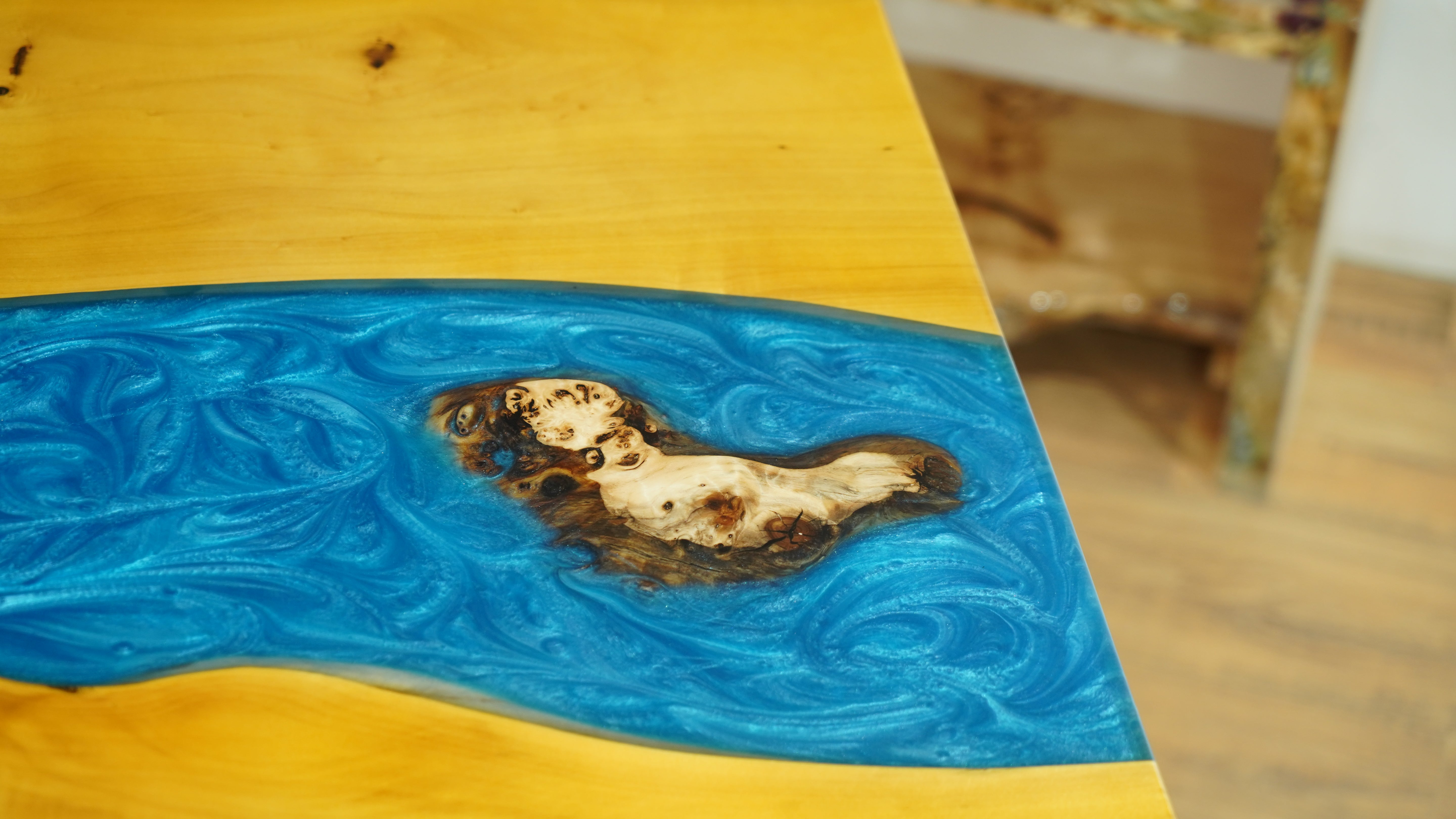 KAZANAHOME-poplar-epoxy-resin-river-table-8 in New York