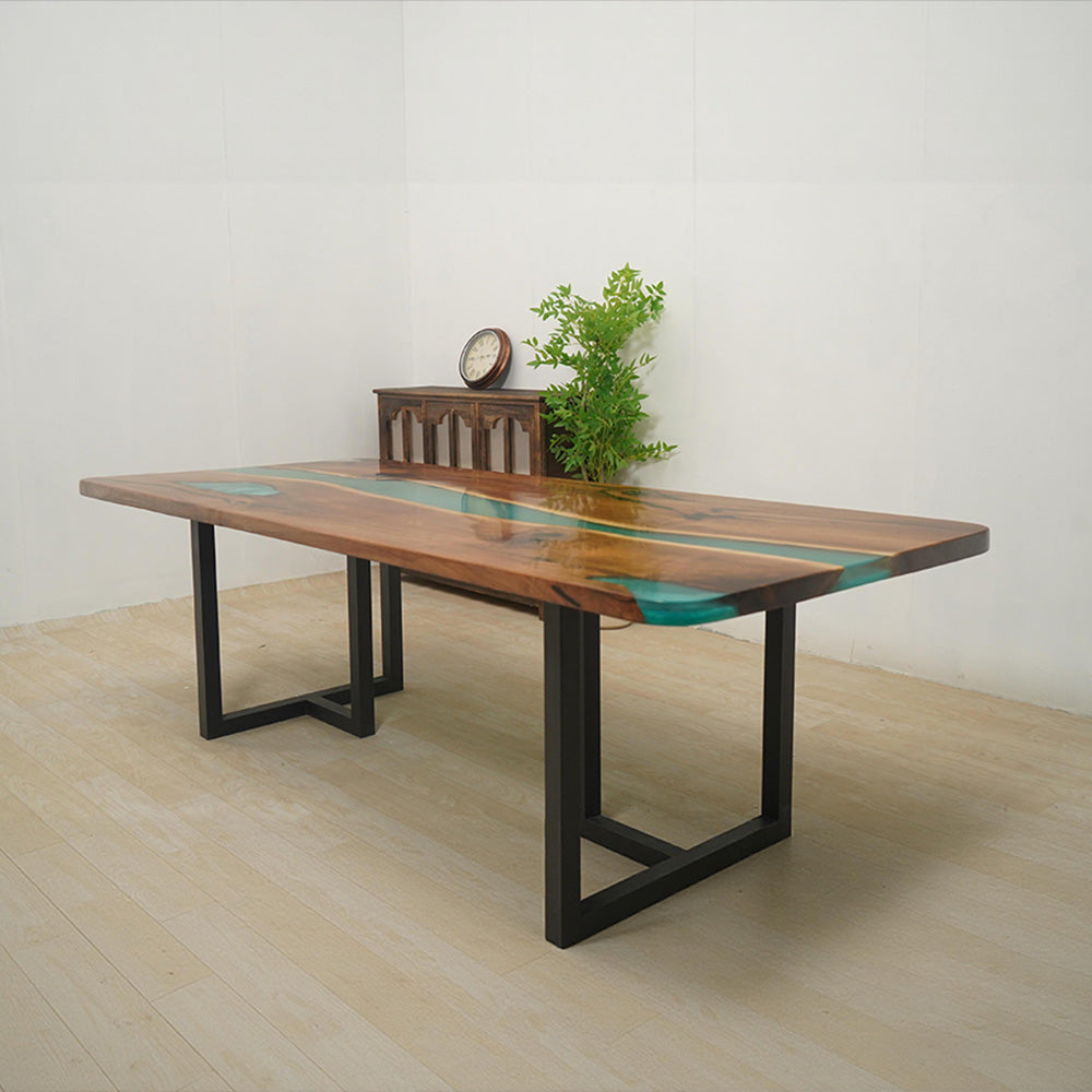 Black Walnut River Epoxy Table in Illinois