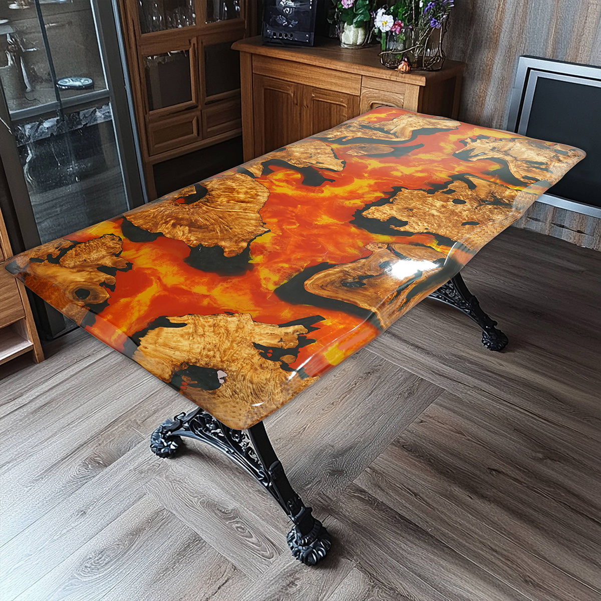 Cunninghamia Wood Epoxy Table 