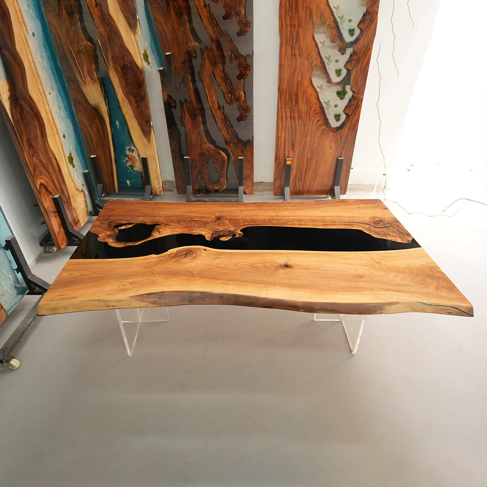KAZANAHOME Resin Epoxy Table 