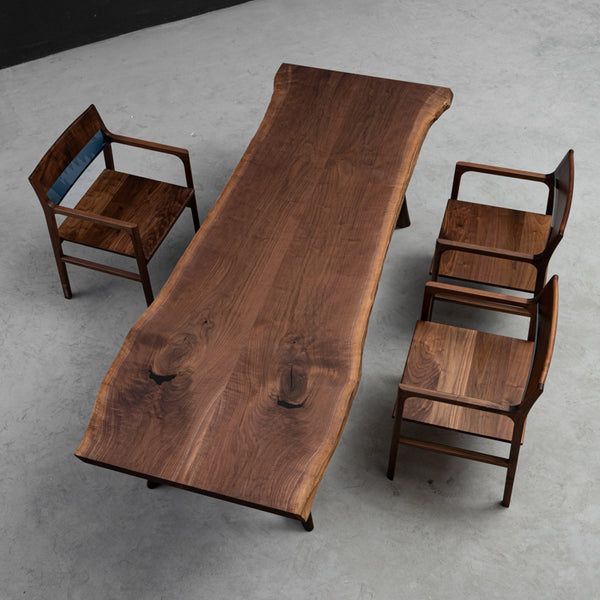 boku no table 【walnut】 Walnut Solid Wood Tabletop – Progressive Desk