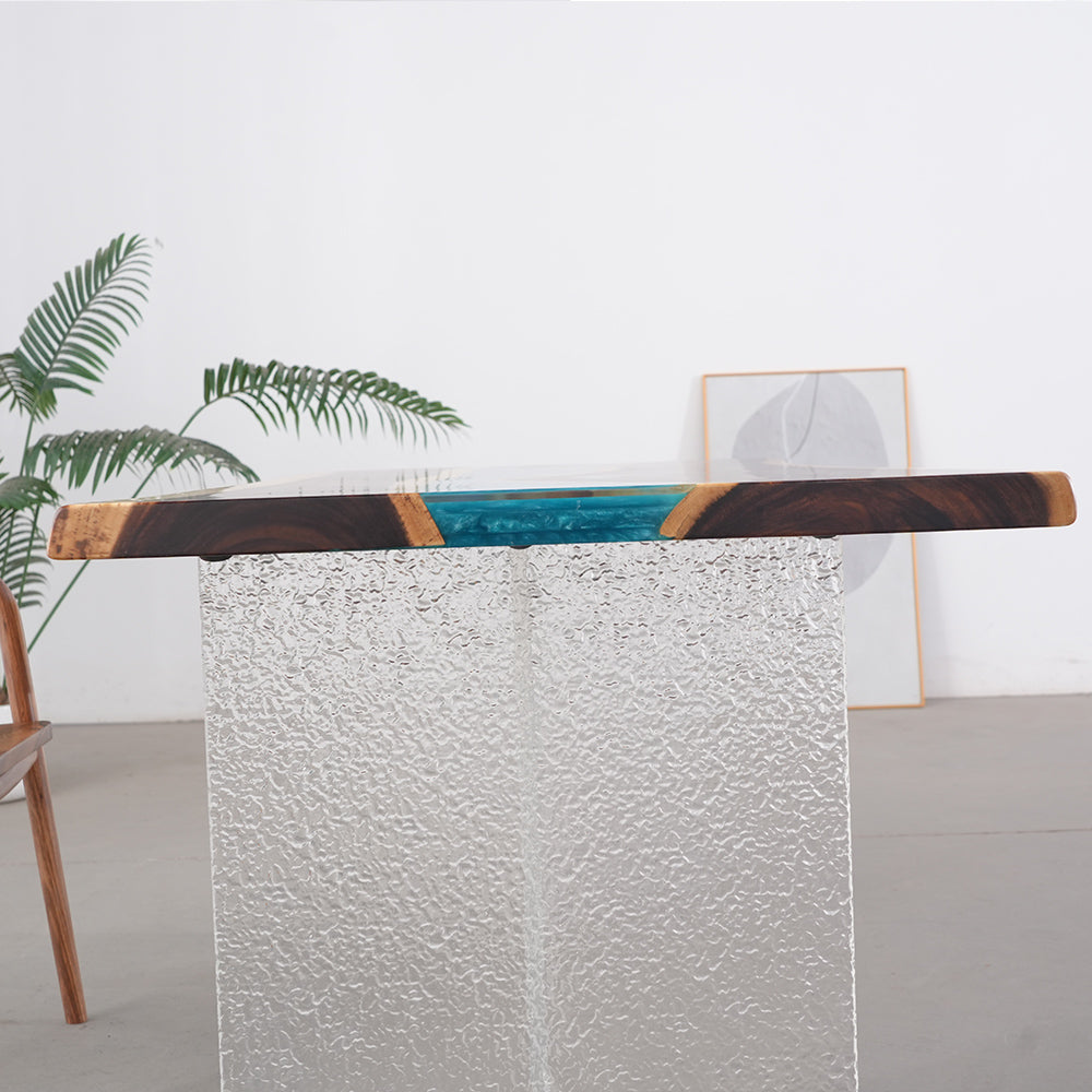 Walnut Wood Epoxy Tabletop Kazanahome