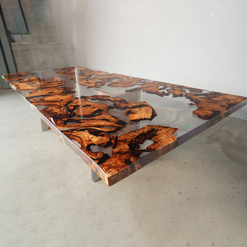 KAZANA Cunninghamia Clear River Epoxy Table