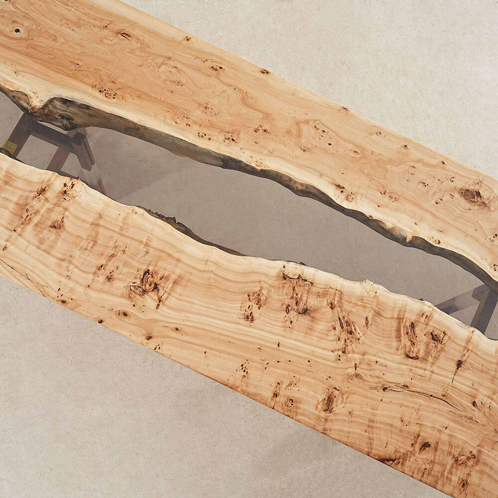 Custom Poplar Epoxy Table Balance $6,294.909 for Rory