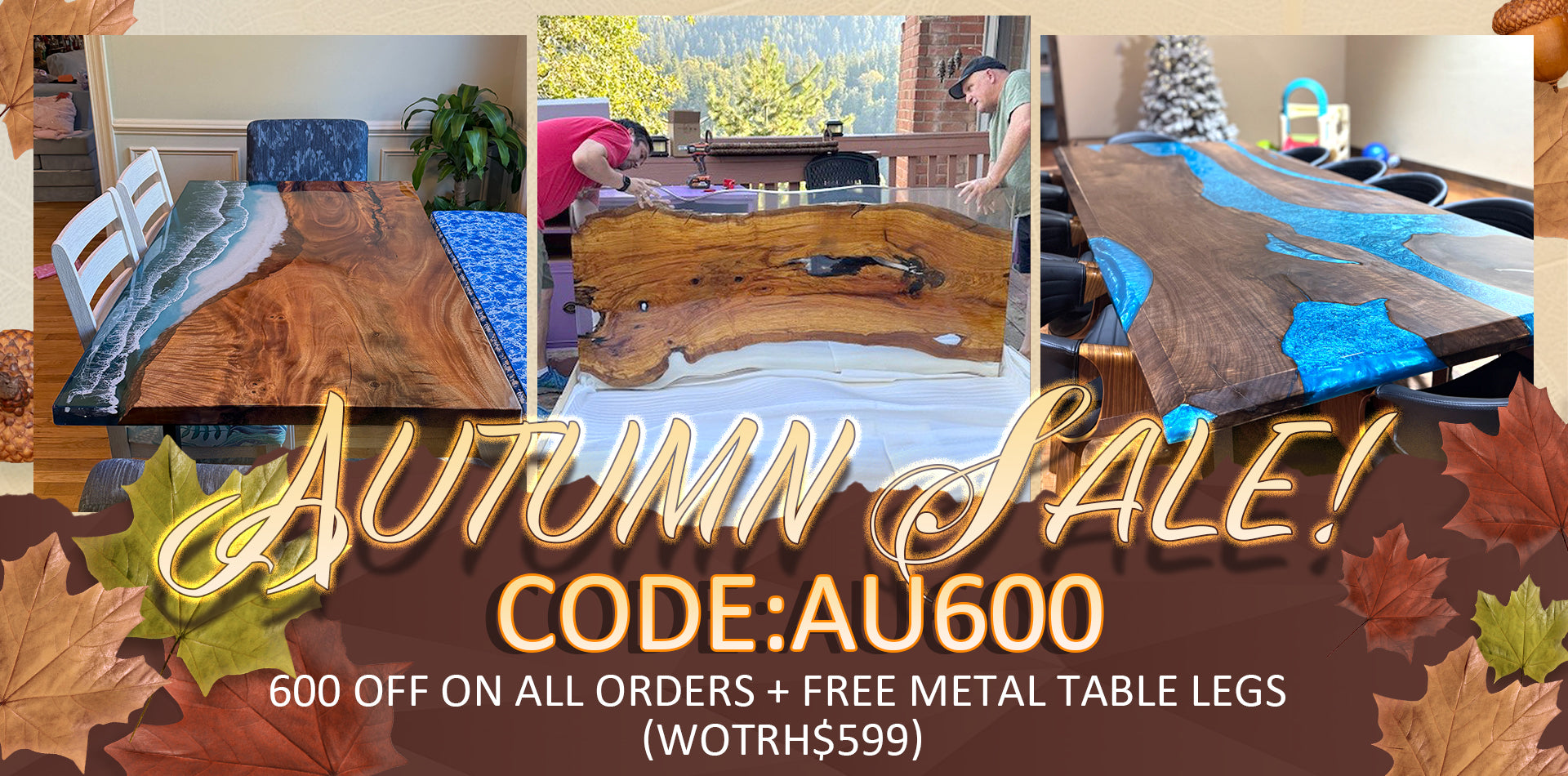 Epoxy Table - Kazanahome